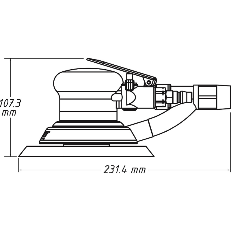 Druckluft Excenterschleifer